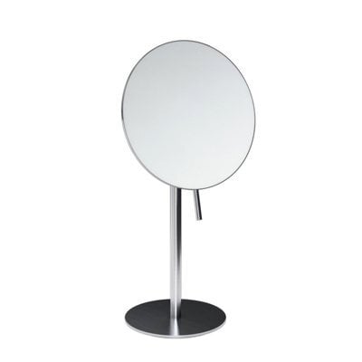 Cosmic Magnifying Mirror, Freestanding, X5, 17Cm Diameter, Chrome, Stainless Steel, Architect Collection - image 1