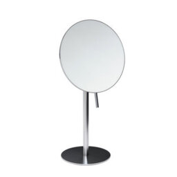 Cosmic Magnifying Mirror, Freestanding, X5, 17Cm Diameter, Chrome, Stainless Steel, Architect Collection - thumbnail 1