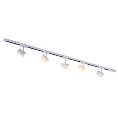 Luminosa Lighting Luminosa Astley Modern 5 Light Ceiling Spotlight Bar, Gu10