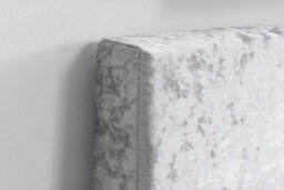Birlea Berlin Double Ottoman Bed Steel Crushed Velvet - thumbnail 5