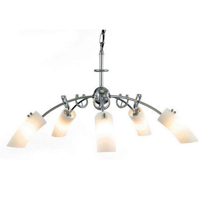 Luminosa Lighting Luminosa Lucia Pendant 5 Light G9 Polished Chrome - image 1