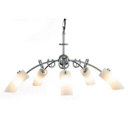 Luminosa Lighting Luminosa Lucia Pendant 5 Light G9 Polished Chrome - thumbnail 1