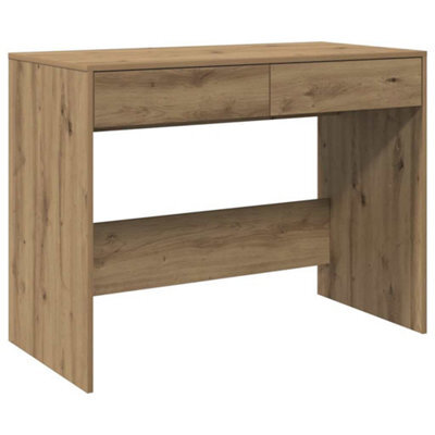 Berkfield Durable Desk Artisan Oak 101X50X76.5 Cm Engineered Wood