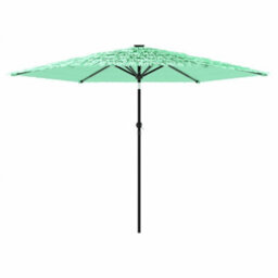 Walplus Garden Parasol With Steel Pole Green 288X288X225 Cm - thumbnail 4