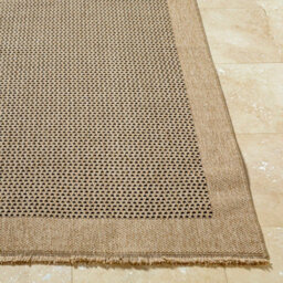 Livabliss Mirage-Cottage Tan Black Fringe In- & Outdoor Jute-Look Rug 120 X 170 Cm Easy Care, Non Shedding - thumbnail 5