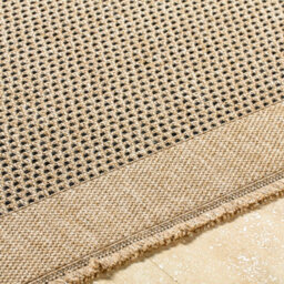 Livabliss Mirage-Cottage Tan Black Fringe In- & Outdoor Jute-Look Rug 120 X 170 Cm Easy Care, Non Shedding - thumbnail 3