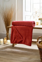 Deyongs Snuggle Touch Throw  240Gsm Coral Fleece Solid Dye