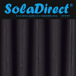"SolaDirect Tapered Dinner Candles, Pack Of 10, Unscented, Long Burning Time, 24 Cm / 19.45"" (Black, Matt)" - thumbnail 2