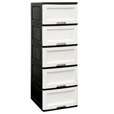 Abbaware Large 5 Drawer Chest Of Drawers, Anti-Drop Drawer Design For Home Storage - image 1
