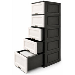 Abbaware Large 5 Drawer Chest Of Drawers, Anti-Drop Drawer Design For Home Storage - thumbnail 2