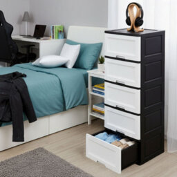 Abbaware Large 5 Drawer Chest Of Drawers, Anti-Drop Drawer Design For Home Storage - thumbnail 6