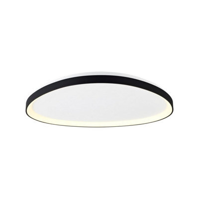 Luminosa Lighting Luminosa Niseko Triangular Ceiling 61Cm 48W Led, 3000K, 2900Lm, Black, 3Yrs Warranty - image 1