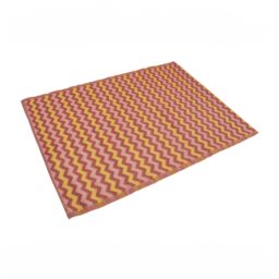 Smart Garden Alfresco Red, Pink & Yellow Zig Zag Outdoor Rug, (L)230Cm X (W)160Cm - thumbnail 2