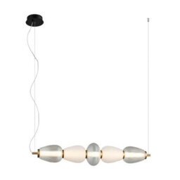 Luminosa Lighting Luminosa Gastel Bar Pendant Ceiling Light Black, White 3000K Warm White