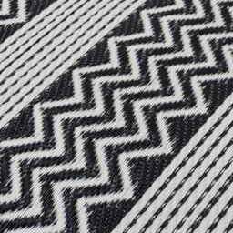 Jvl Lightweight Reversible Plastic Woven Outdoor Rug, 120X170Cm, Zigzag - thumbnail 3
