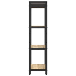 Berkfield Bookcase Sonoma Oak 40 X 30 X 118 Cm Engineered Wood - thumbnail 6