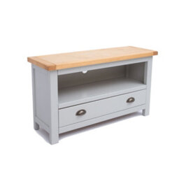 Cabinet Bits Argenta Light Grey 1 Drawer Tv Cabinet Brass Cup Handle - thumbnail 3