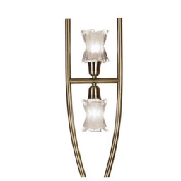 Luminosa Lighting Luminosa Alaska Floor Light G9 2 Light G9, Antique Brass, Not Led/cfl Compatible - thumbnail 5