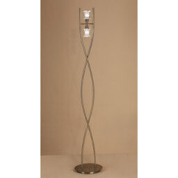 Luminosa Lighting Luminosa Alaska Floor Light G9 2 Light G9, Antique Brass, Not Led/cfl Compatible - thumbnail 2