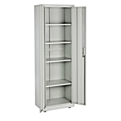 Metal Storage Cabinet 60X40X180Cm Office Cupboard 4 Shelf - image 1