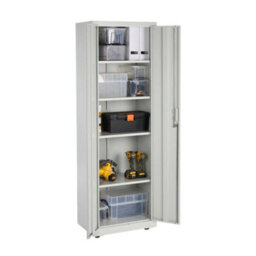Metal Storage Cabinet 60X40X180Cm Office Cupboard 4 Shelf - thumbnail 3