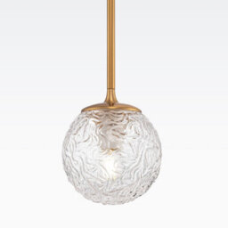 Luminosa Lighting Luminosa Maytoni Ligero Modern Globe Pendant Ceiling Light Brass E27 - thumbnail 3