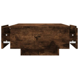 Berkfield Stylish Coffee Table Smoked Oak 90X60X31 Cm Engineered Wood - thumbnail 8