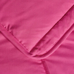 Ohs Plain 10.5 Tog Coverless Duvet With Pillowcase Bedding Set, Hot Pink - Single - thumbnail 4