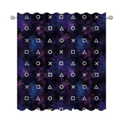 Playstation Nebula Curtains Multicoloured (54In X 66In) - thumbnail 2