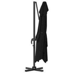 Berkfield Modern Cantilever Roma Parasol Black 352X251X260 Cm Aluminium - thumbnail 7