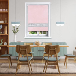 Lister Cartwright Diamante Roller Blinds For Windows - 90 X 165 Cm - Easy To Fit Child Safety Included - Pink - thumbnail 3