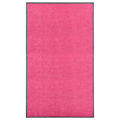 Berkfield Doormat Washable Pink 90X150 Cm - image 1