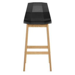 Atlantic Bali Oak & Black Bar Stool Atlantic Shopping