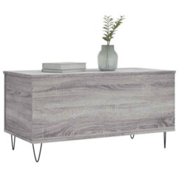 Berkfield Modern Coffee Table Grey Sonoma 90X44.5X45 Cm Engineered Wood - thumbnail 4