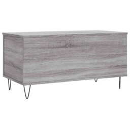 Berkfield Modern Coffee Table Grey Sonoma 90X44.5X45 Cm Engineered Wood - thumbnail 8