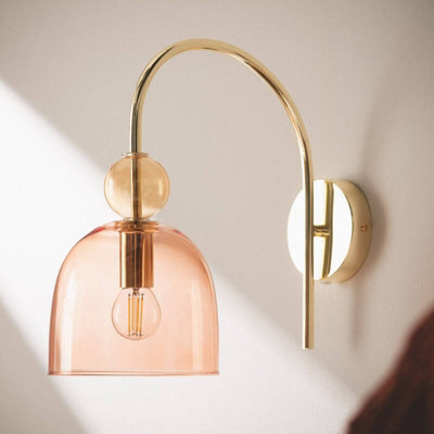 Edit Baudelaire Glass Wall Light Red - image 1
