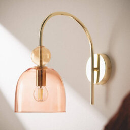 Edit Baudelaire Glass Wall Light Red - thumbnail 1