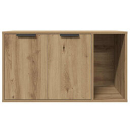 Vidaxl Cat Litter Box Enclosure Artisian Oak 80X50X45 Cm Engineered Wood - thumbnail 5