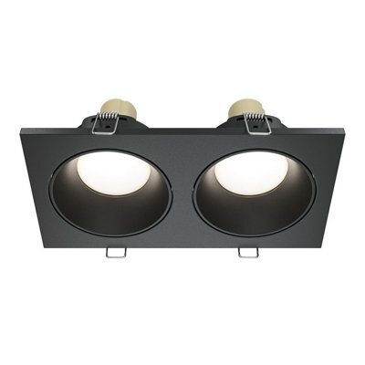 Luminosa Lighting Luminosa Zoom Outdoor Recessed Downlight Black Ip65 2Xgu10 - image 1