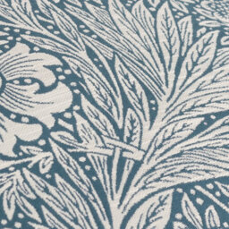 Morris & Co Marigold Embroidered Velvet Cushion Cover - thumbnail 4