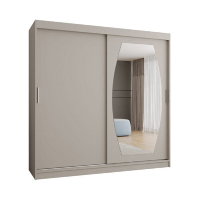 Arte Rossa Sliding Door Wardrobe 200Cm Cashmere - Calming Storage For Mindful Spaces - image 1
