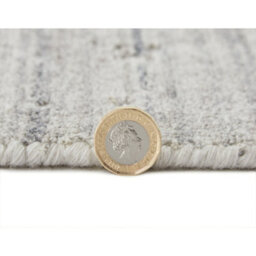White Grey Wool Luxurious Modern Easy To Clean Abstract Dining Room Bedroom And Living Room Rug -366Cm X 457Cm - thumbnail 4