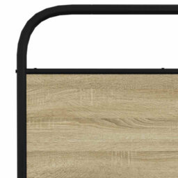 Berkfield Metal Bed Frame Without Mattress Sonoma Oak 180X200 Cm Super King - thumbnail 7