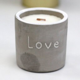 Serenityy Med Pot - Love - Purple Fig & Cassis 450G Wooden Wick Concrete Candle - thumbnail 8