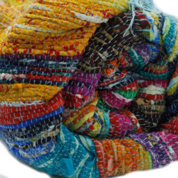 Luxury Blue Rag Rug 153X90Cm - Soft, Durable & Stylish Floor Covering - thumbnail 5