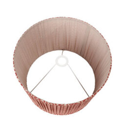 Pacific Lifestyle 45Cm Red Chevron Pleat Table Lampshade - thumbnail 4