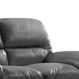 Furniture Instore Verona Grey Leather Aire 3+2+1 Seater Sofa Set Collection - thumbnail 6