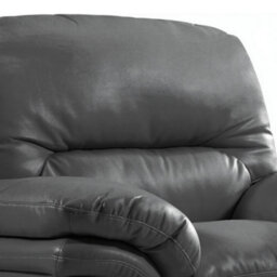 Furniture Instore Verona Grey Leather Aire 3+2+1 Seater Sofa Set Collection - thumbnail 5