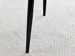 Furniturebox Imperia Grey High Gloss 6 Seater Dining Table With Structural 2 Plinth Column Legs 6 Mustard Velvet Black Leg Calla Chairs - thumbnail 9