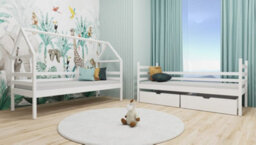 Arte Sleek White Alex Bunk Bed With Storage And Bonnell Mattresses (H)217Cm (W)198Cm (D)98Cm - Bright & Space-Saving - thumbnail 2